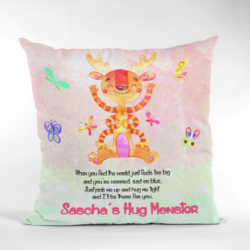 Striped Monster Worry Cushion